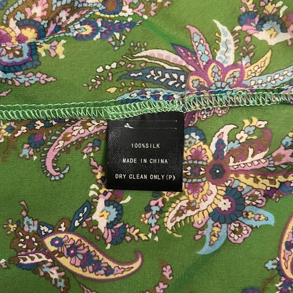 Amrita Singh one size 100% silk tunic - Picture 5 of 5